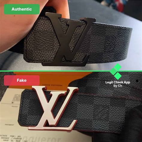 lv belt original vs fake|real louis vuitton belt.